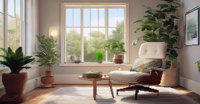 A cozy therapy room with soft lighting, comfortable seating, and calming decor, designed for a nurturing environment.