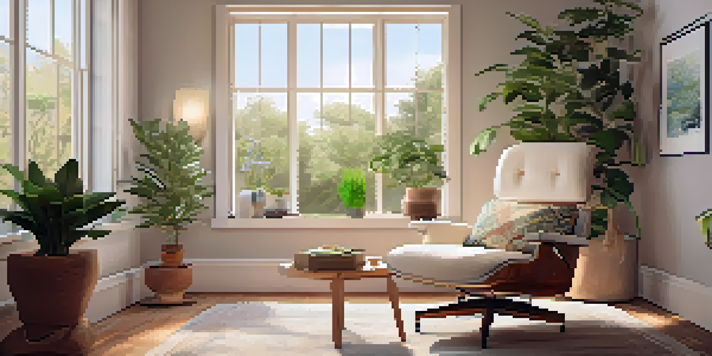 A cozy therapy room with soft lighting, comfortable seating, and calming decor, designed for a nurturing environment.