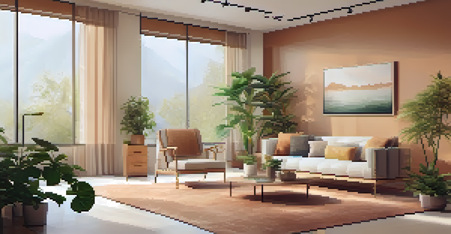 A therapy room with a therapist and client, designed to create a calming and safe atmosphere.