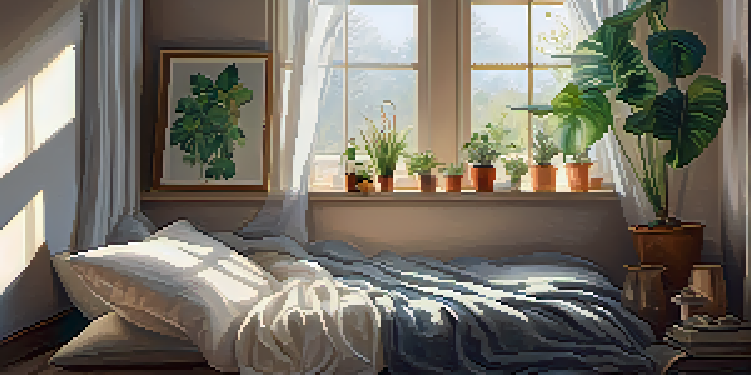 A cozy nook with cushions and soft lighting, creating a tranquil atmosphere for reflection.