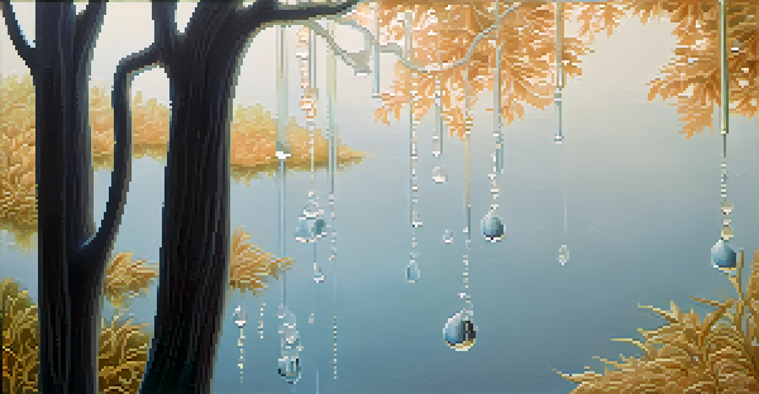A foggy mirror with water droplets in the foreground, reflecting hints of nature in soft pastel colors, symbolizing clarity and self-discovery.