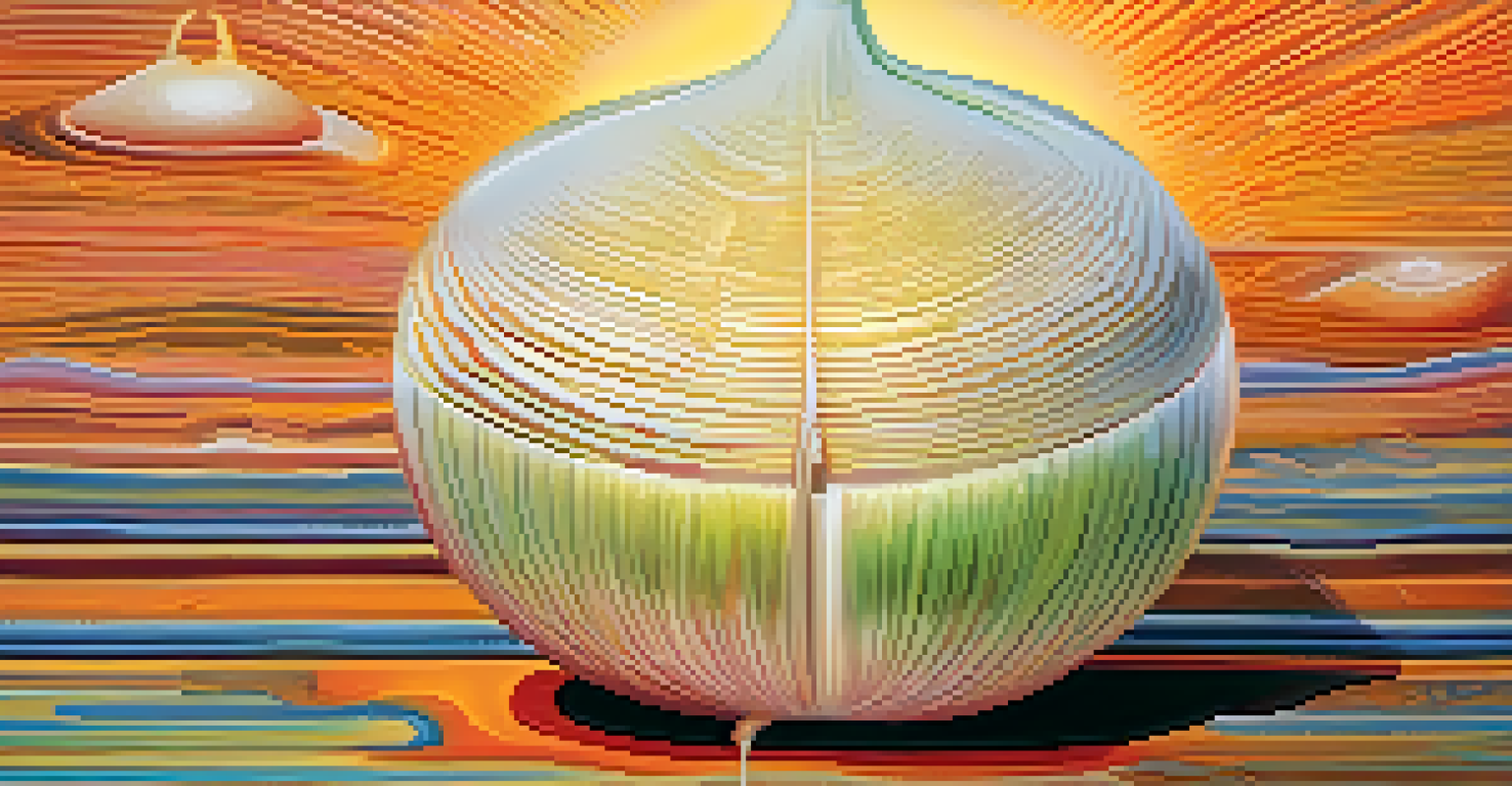 An abstract image showing layers of colors representing spiritual growth and self-discovery.