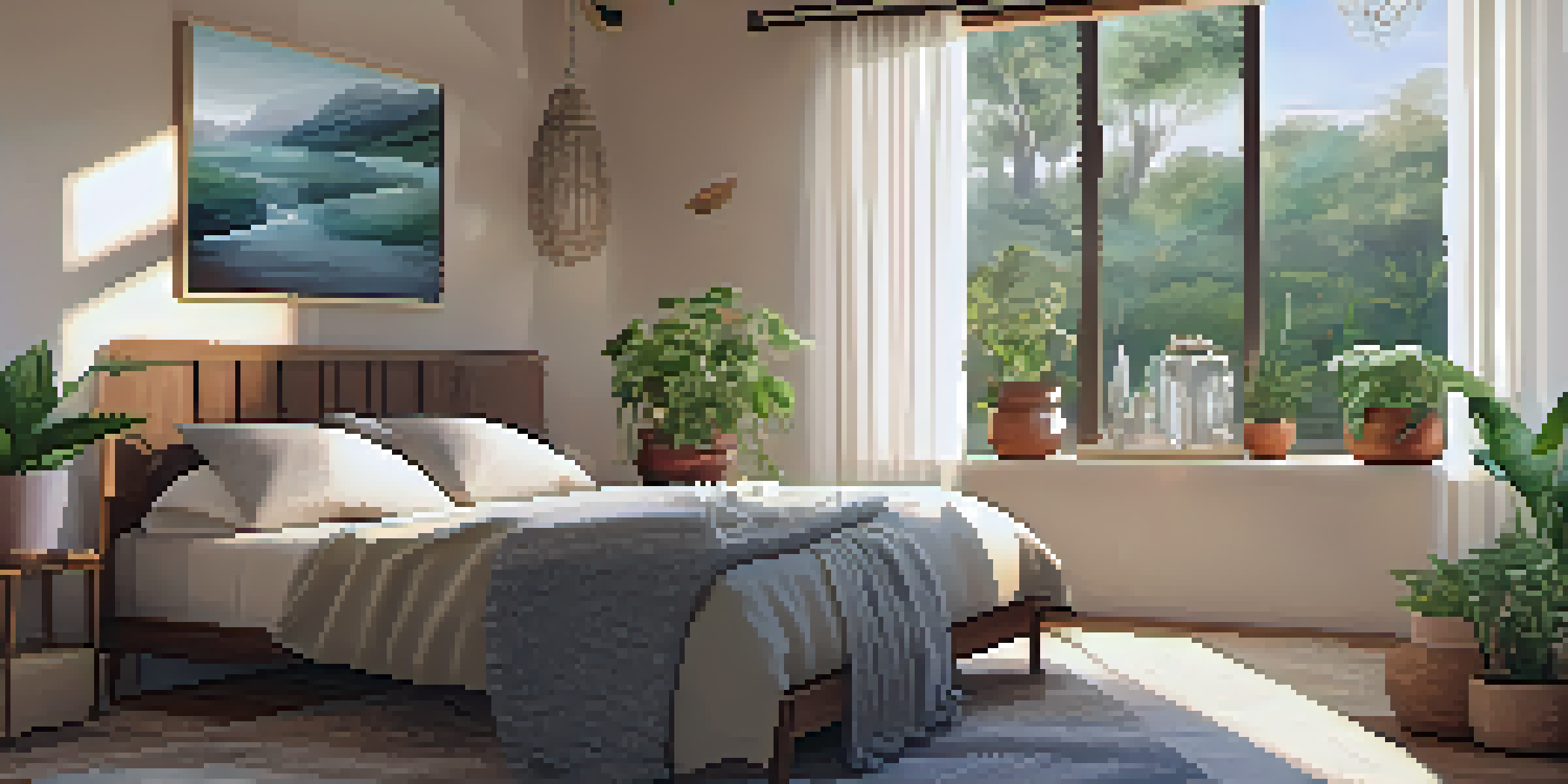 A cozy therapeutic room with soft lighting, cushions, plants, and calming decor, inviting reflection and relaxation.