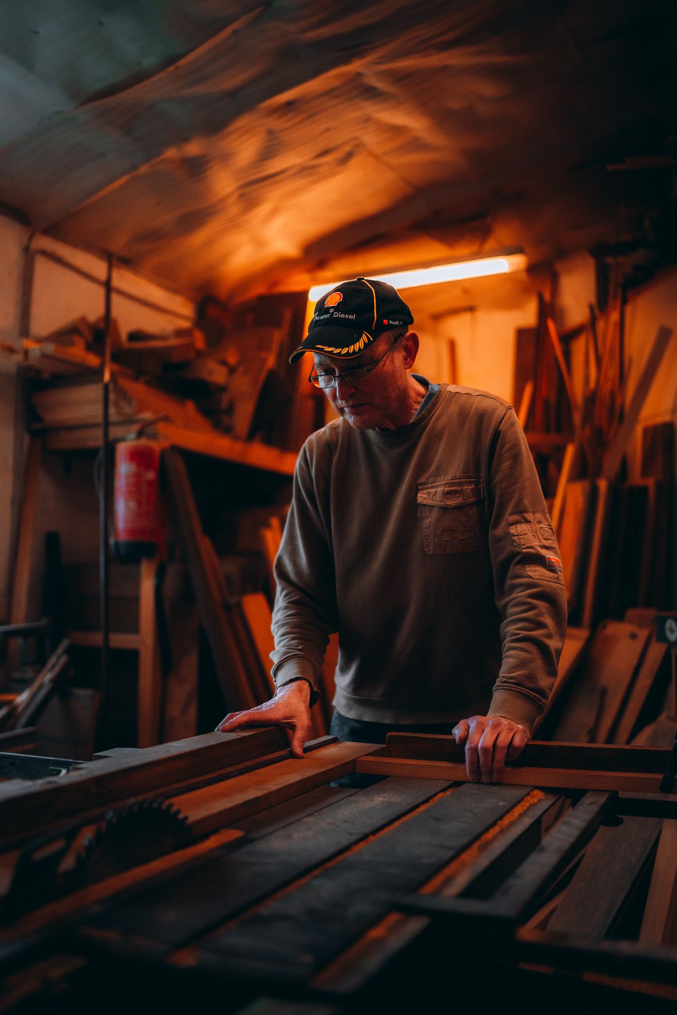 office laptop working