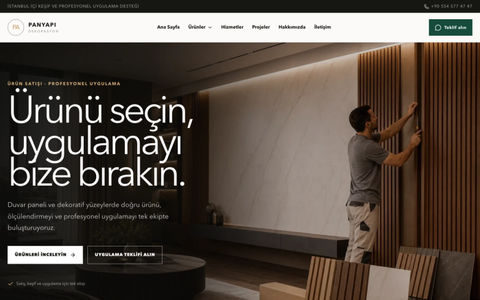 Panyapı Dekorasyon product screenshot