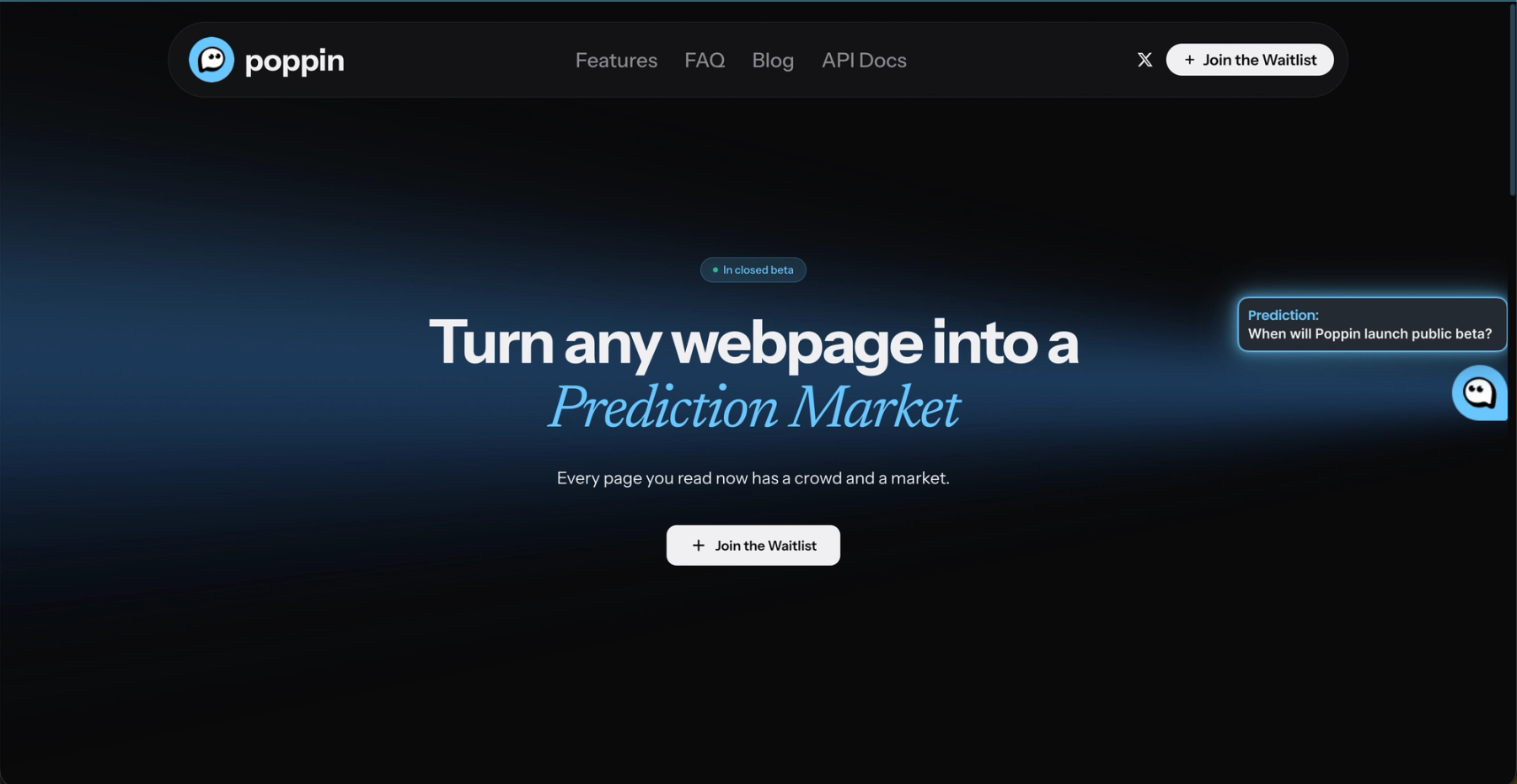 Poppin product interface