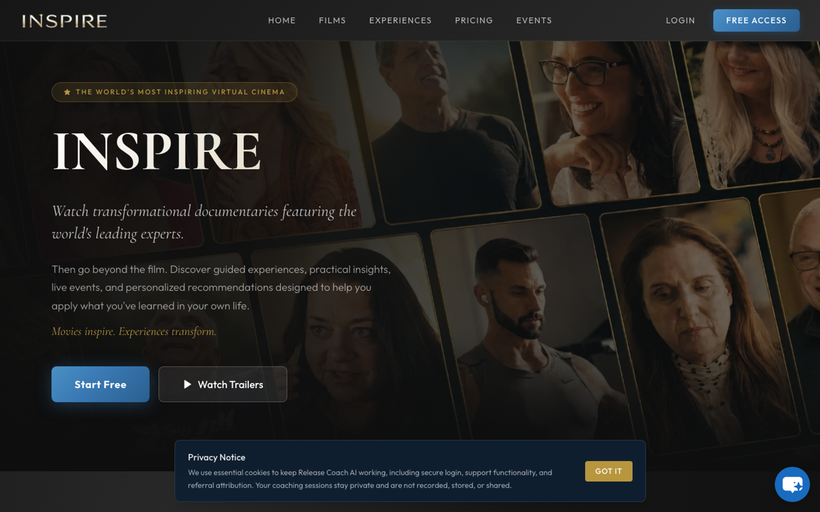 Inspire Film secondary product view