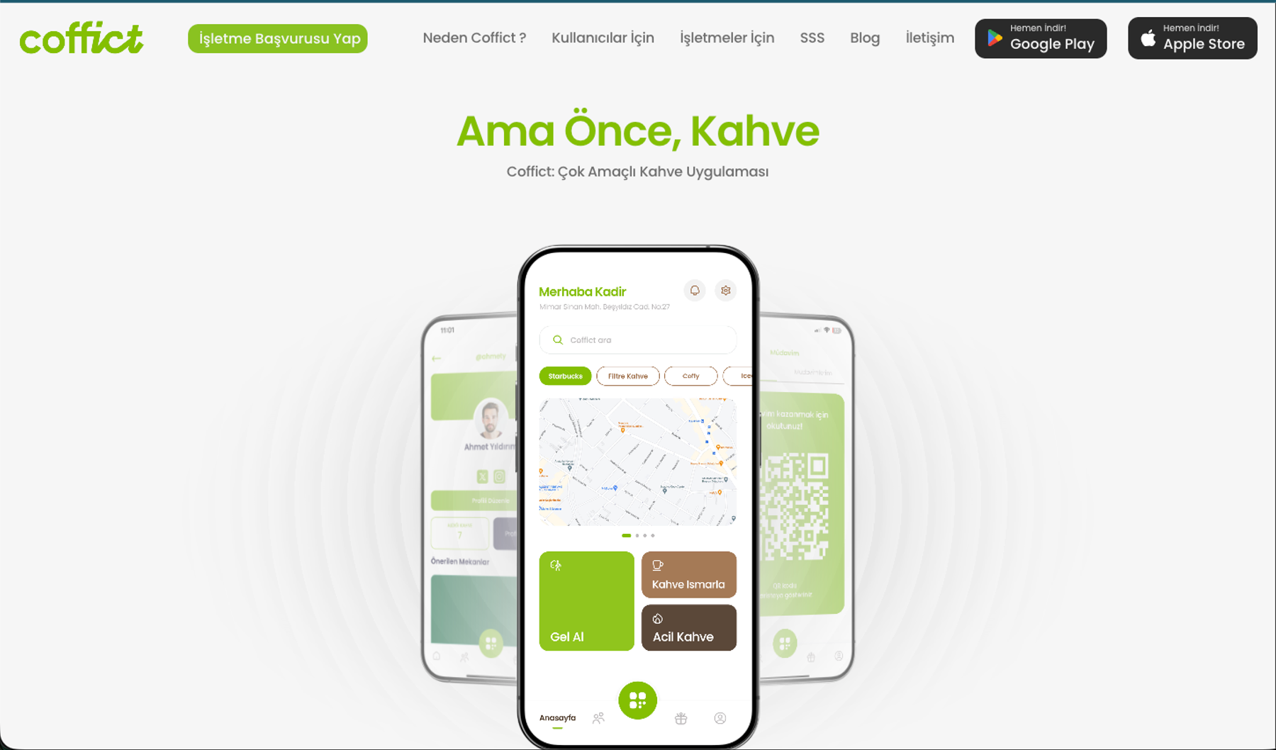 Coffict product interface