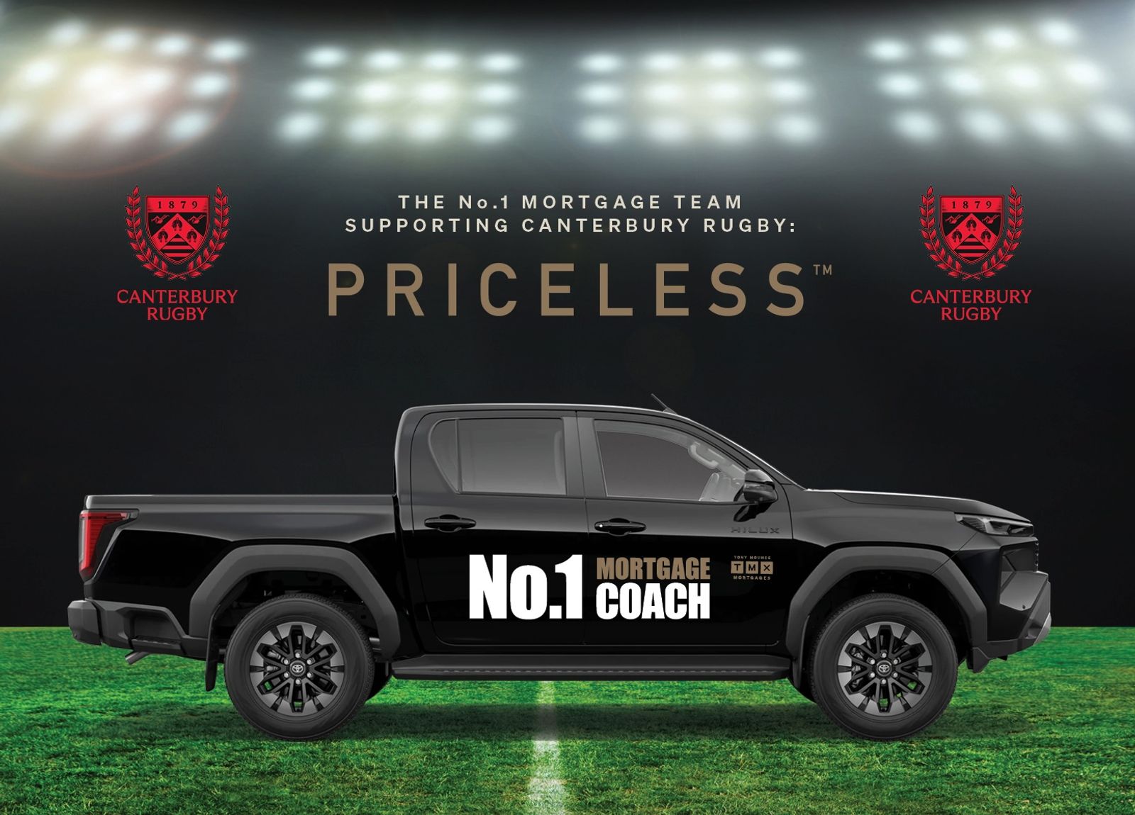 No.1 Coach branded truck in stadium