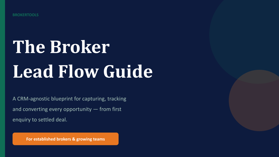 The Mortgage Broker Lead Flow Guide -