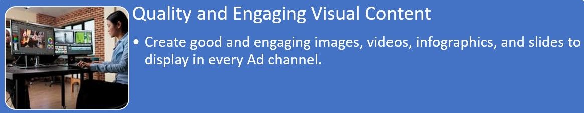 Engaging and quality visual content - Admirise