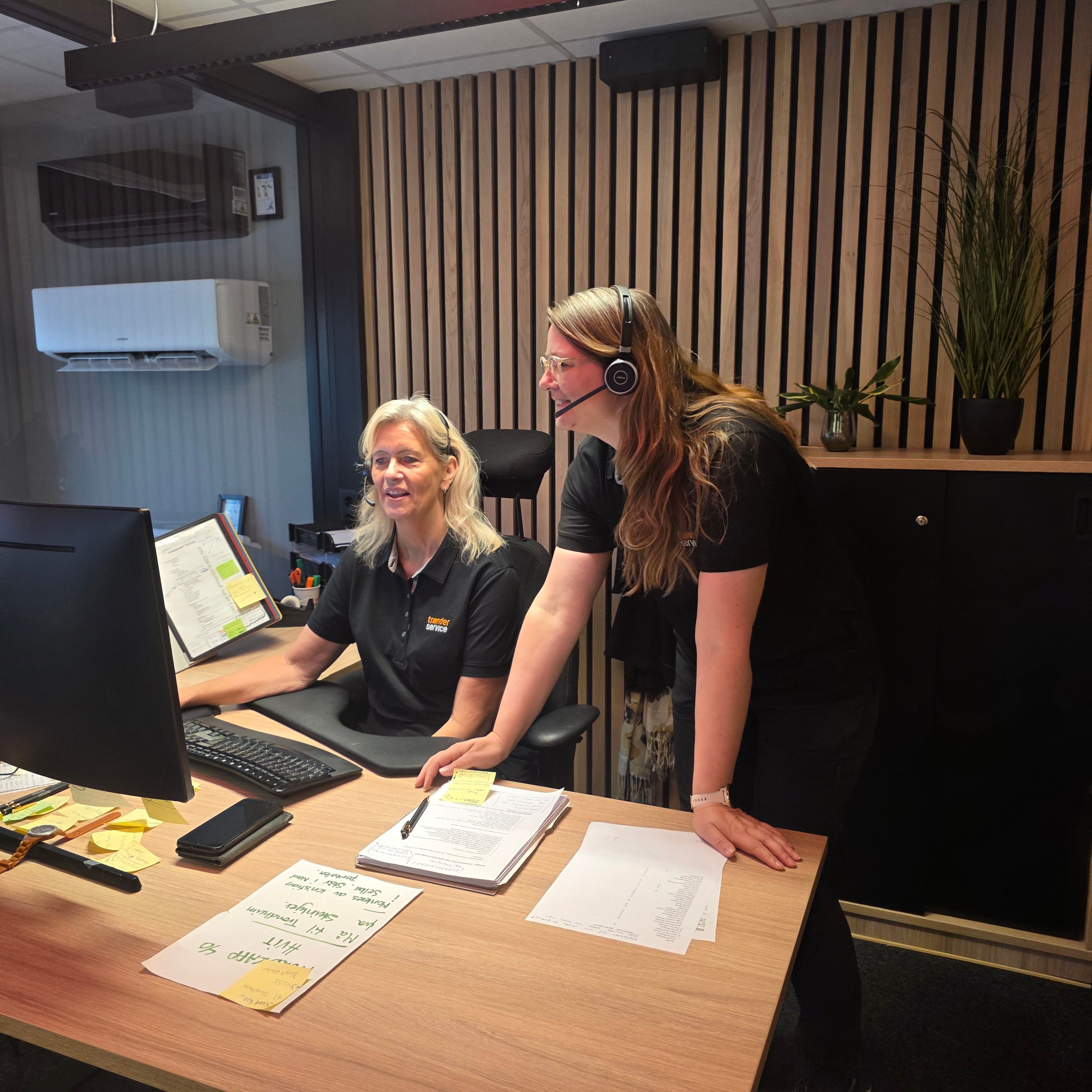 Rådgiver hos Trønderservice, klar til å svare på henvendelser