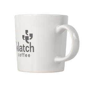 Klatch Coffee Signature Cafe Mug 14oz. | White | Stoneware