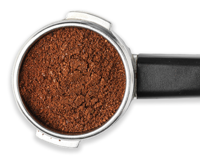 ground coffee for espresso machine