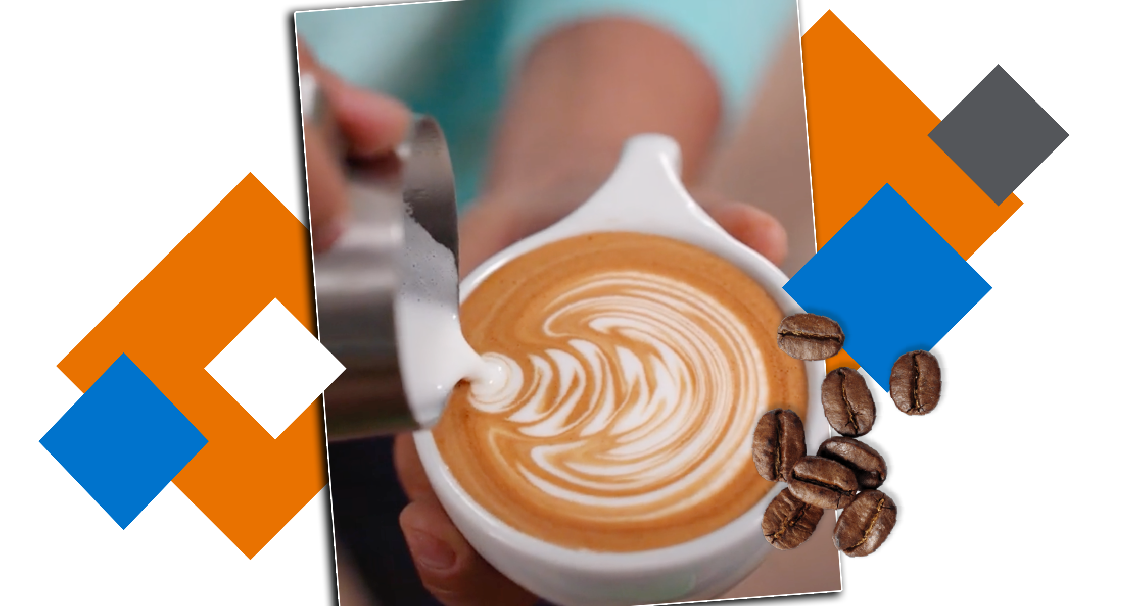 Today’s Rosetta Klatch Coffee Latte Art
