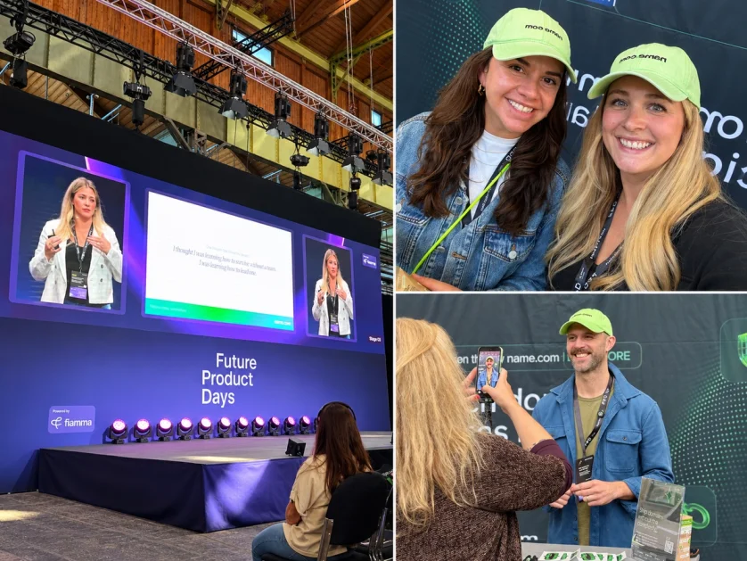 The name.com team at Future Product Days in Copenhagen