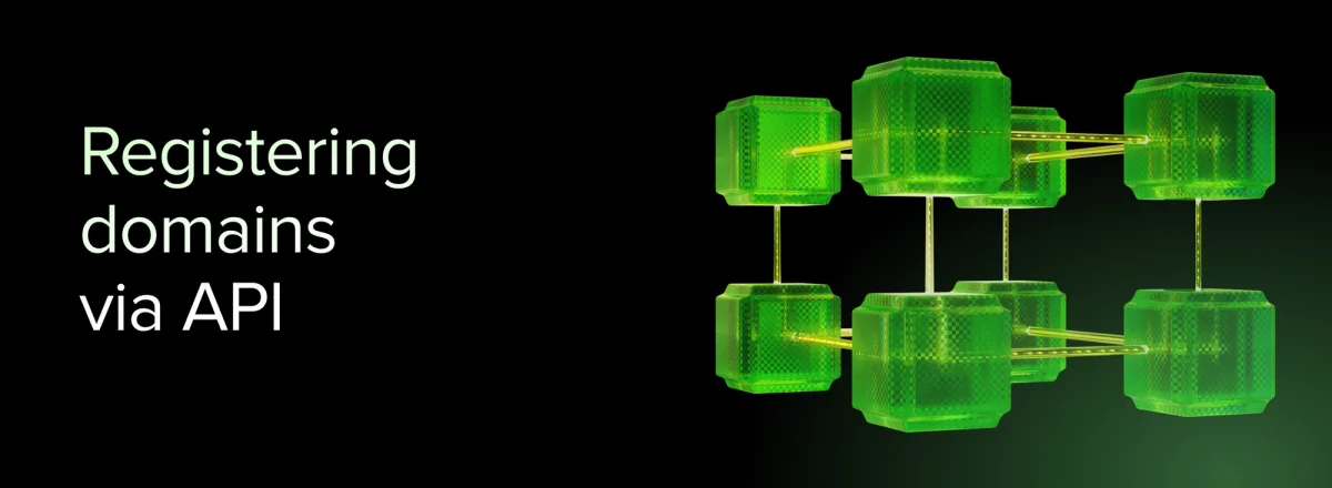 Registering domains via API