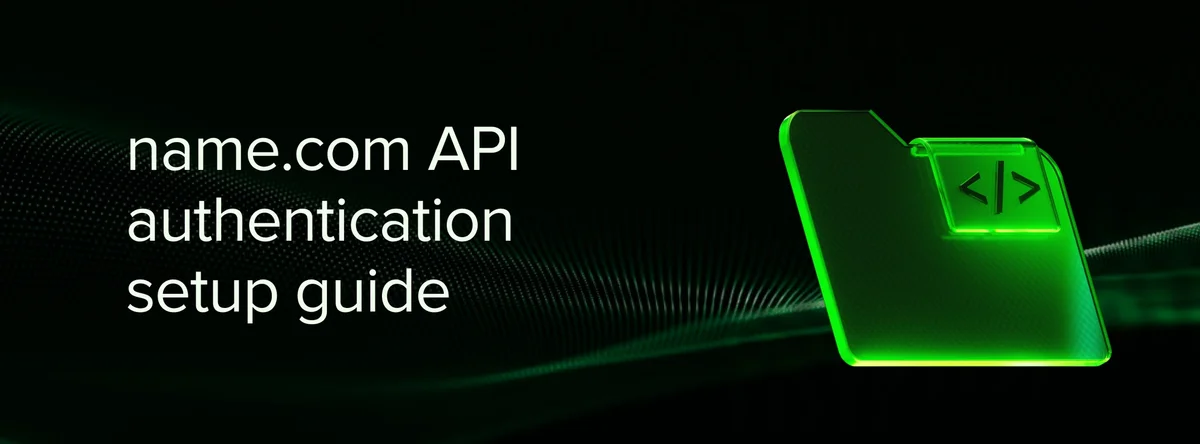 The name.com API authentication and sandbox setup guide