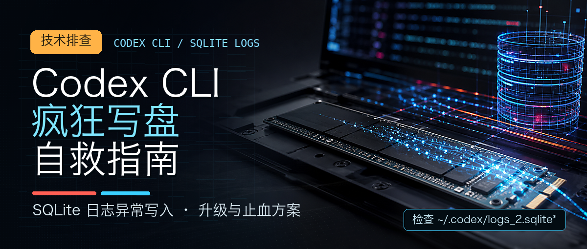 代码没写完,硬盘先冒烟?聊聊 OpenAI 官方 CLI 的重大日志事故及修复指南