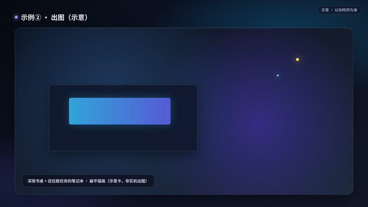 出图结果预览（可选实机）