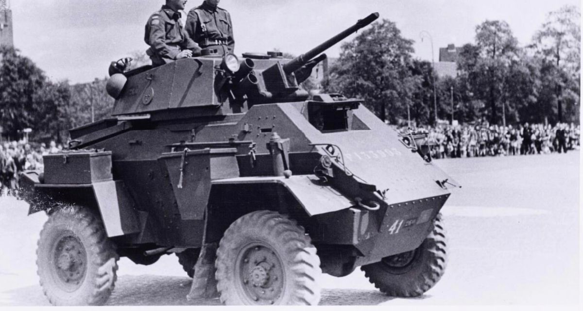 intocht geallieerden Stadionplein