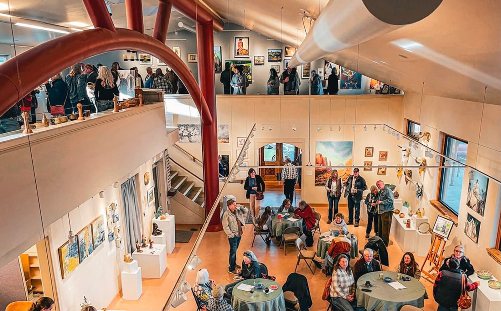 The main art gallery from above