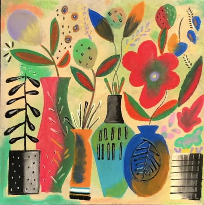 Image of pastel rendering of master's work