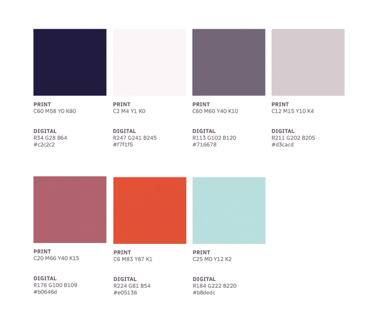 Brand color swatches for Frame Bio