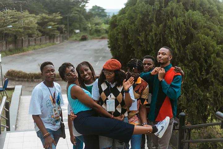 Image of AIESECers posing and having a laugh