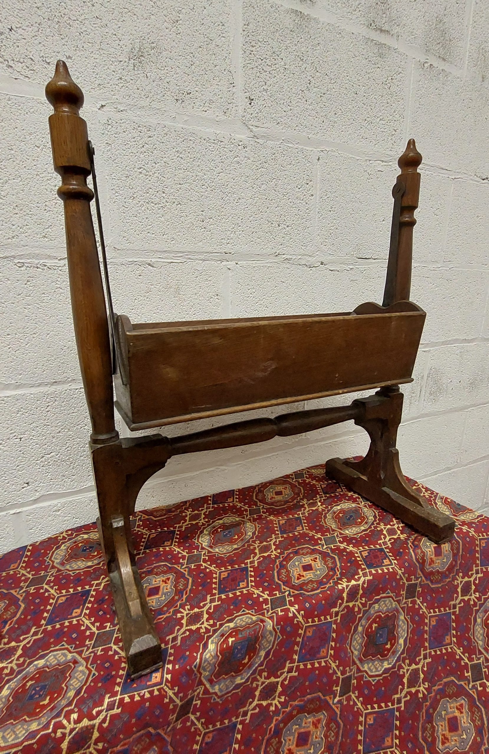 Edwardian Oak Swinging Planter