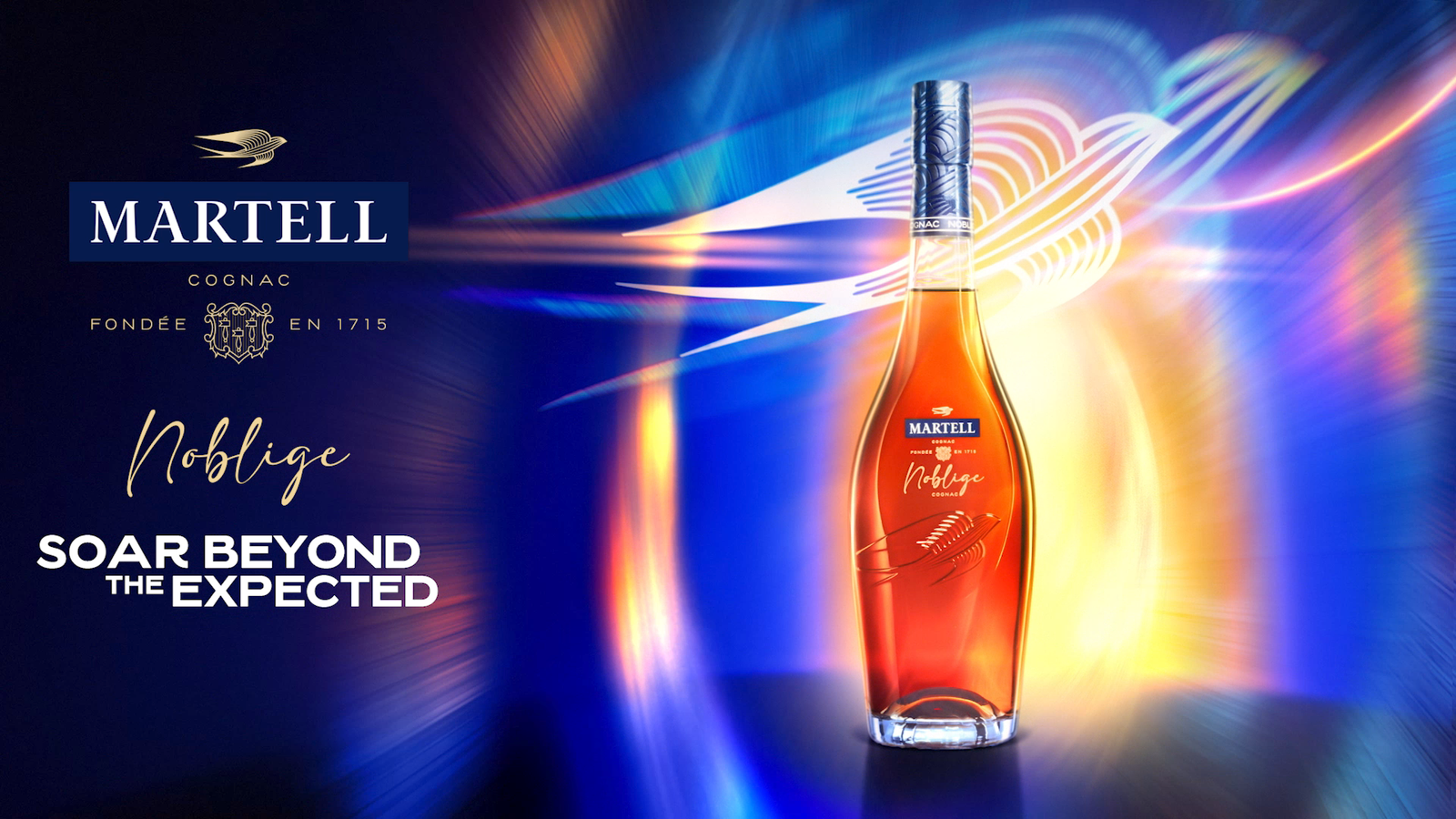 Martell Noblige 3D anamorphic bus stop activation