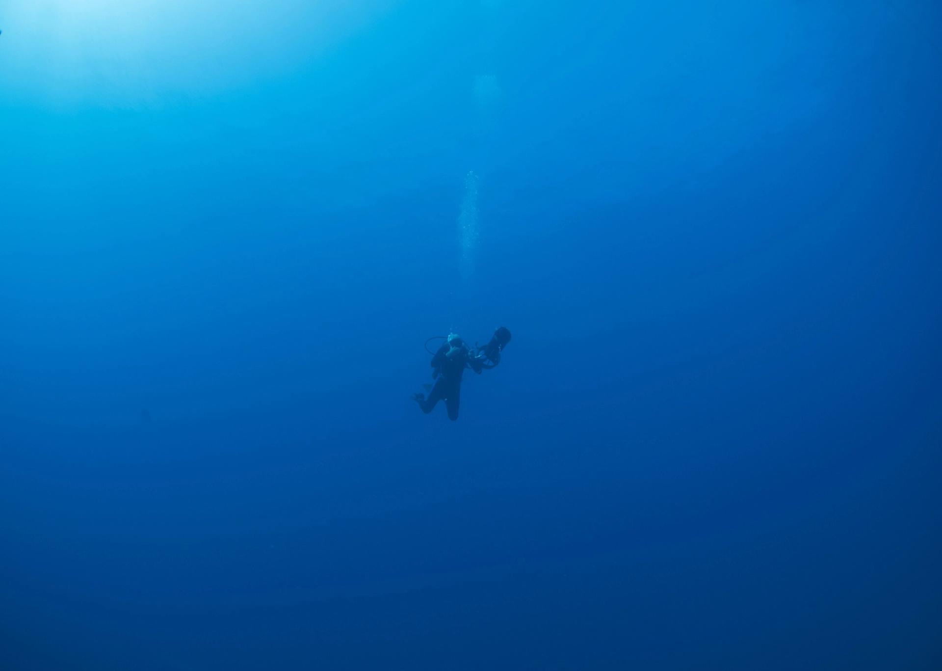 Trevor Paglen scuba diving