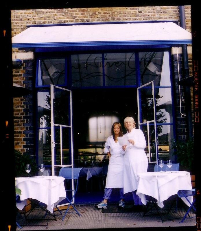 Rogers (left) and Gray outside of the River Cafe. (Courtesy The River Cafe)