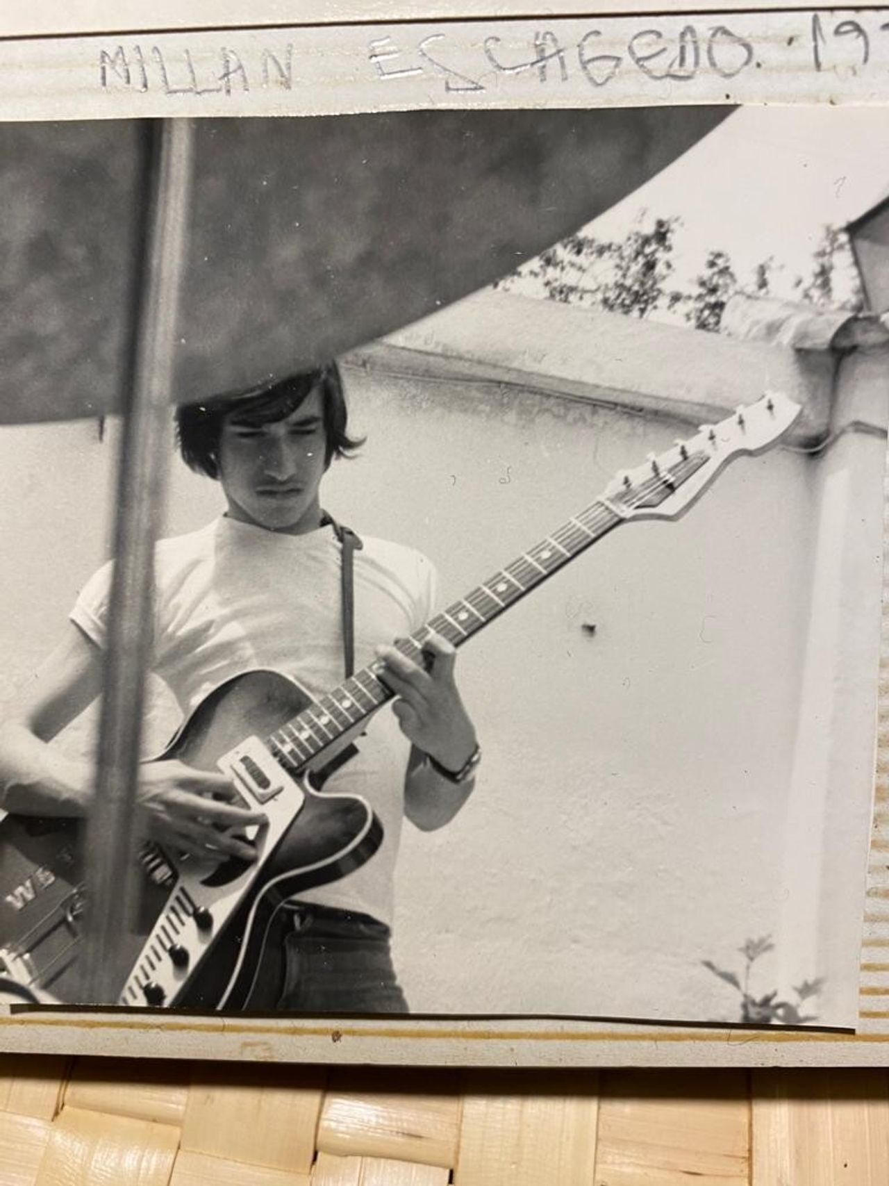 Broza in Spain at age 14. (Courtesy David Broza)