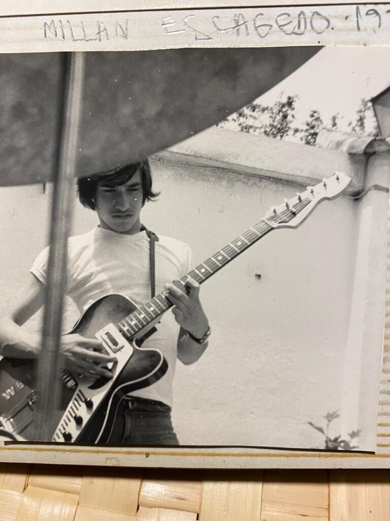 Broza in Spain at age 14. (Courtesy David Broza)
