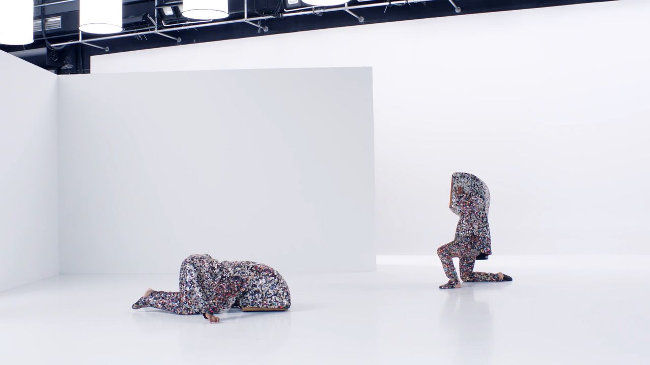 Still from Cave’s video work “Gestalt” (2012). (Courtesy Jack Shainman Gallery)