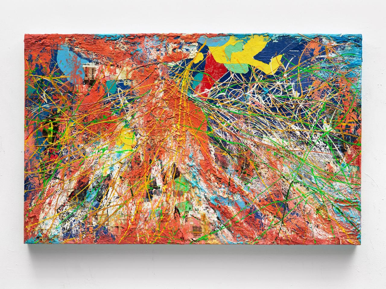 “Spirited Grounds” (2022), a recent work by José Parlá. (Courtesy the artist)