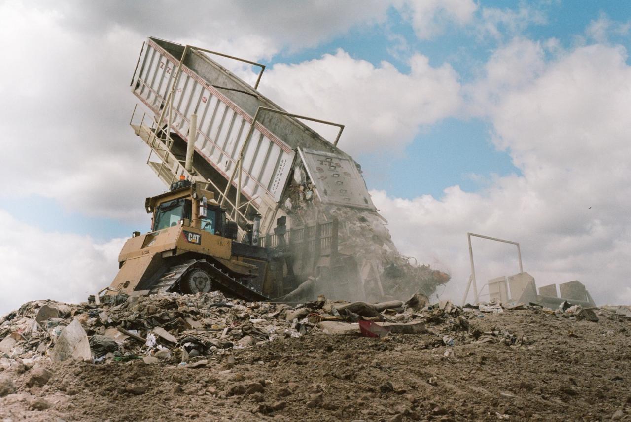 Image from one of Slow Factory’s trips to a landfill as part of its “Landfills as Museums” project. (Courtesy Slow Factory)