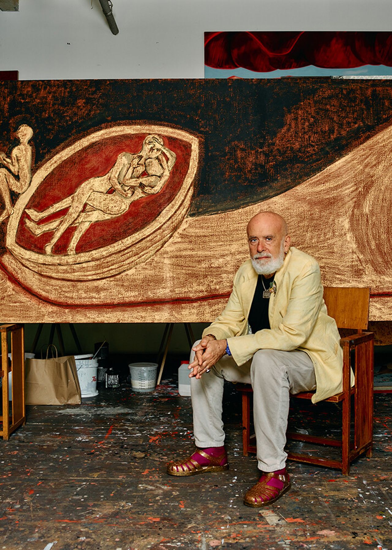Francesco Clemente. (Photo: Ye Fan)