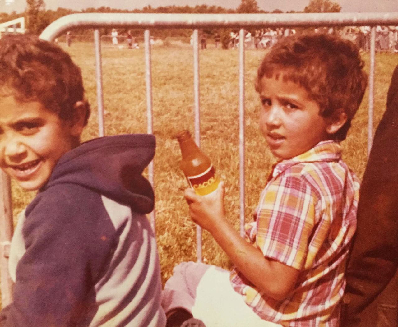 Touhami (right) during his childhood in southwestern France. (Courtesy Ramdane Touhami)
