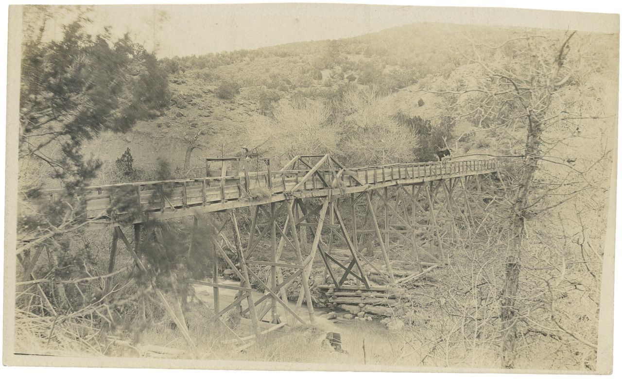 Early 1900s photograph of the North Fork by Thomas B. Jamison. (Courtesy the Hotchkiss-Crawford Historical Museum)