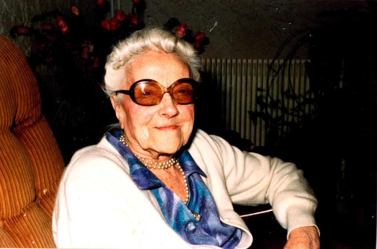 A portrait of Henrot’s grandmother. (Courtesy Camille Henrot)