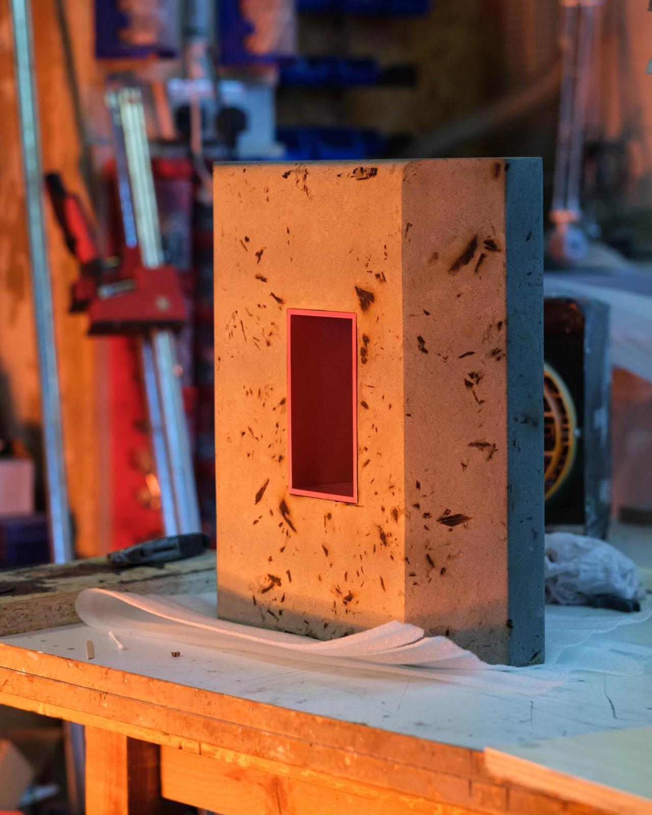 The process behind the sculptures in Ross’s exhibition “Coarse” (2023). (Courtesy the artist and Friedman Benda)