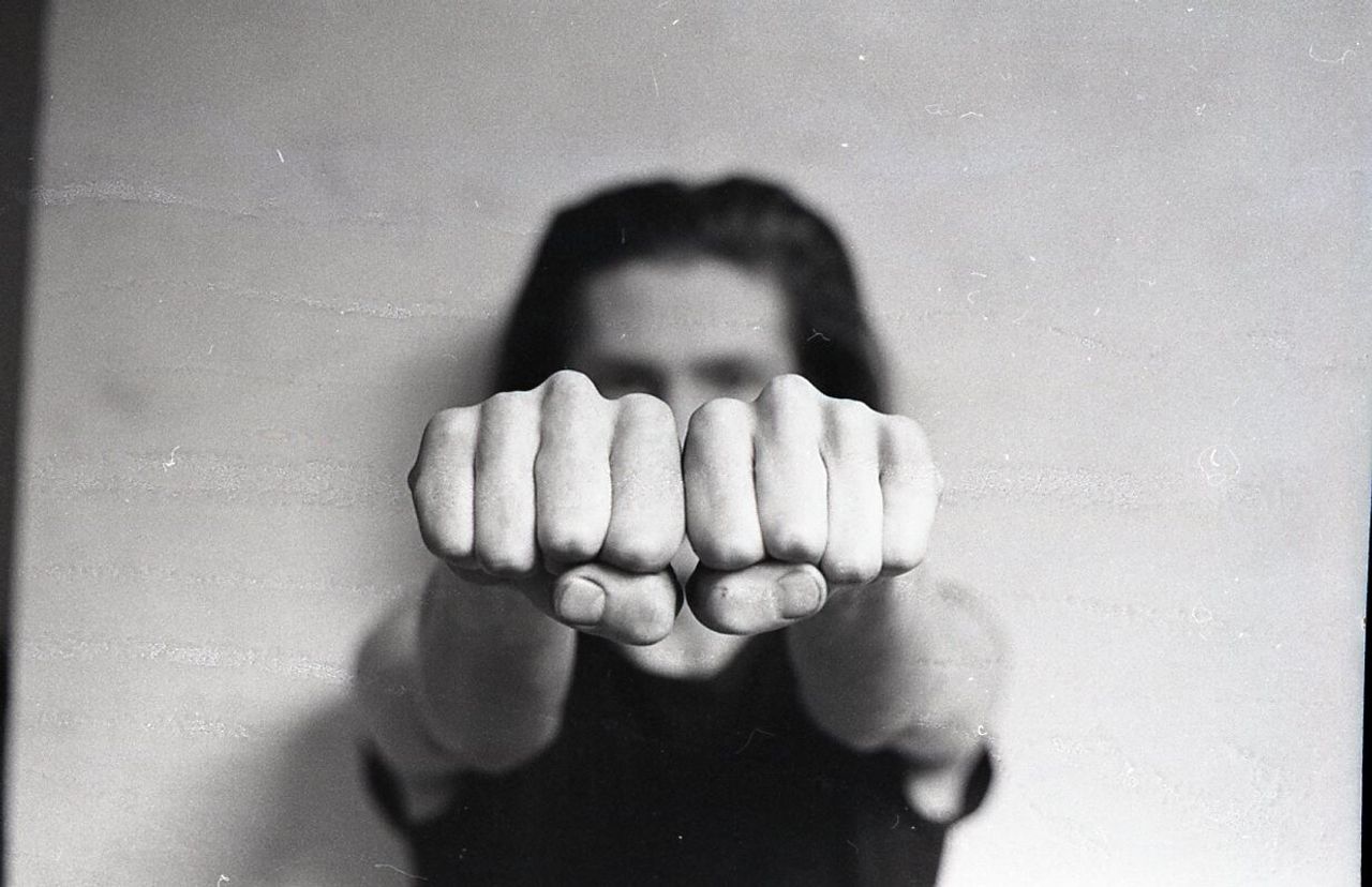 A self-portrait by Nares in New York in 1974. (Courtesy Jamie Nares)
