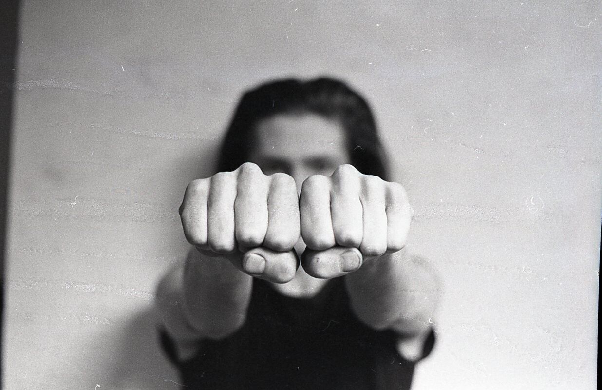 A self-portrait by Nares in New York in 1974. (Courtesy Jamie Nares)