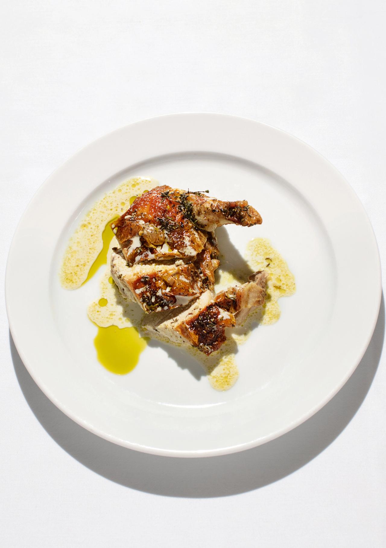 The River Cafe’s spatchcock chicken in milk. (Courtesy Phaidon)