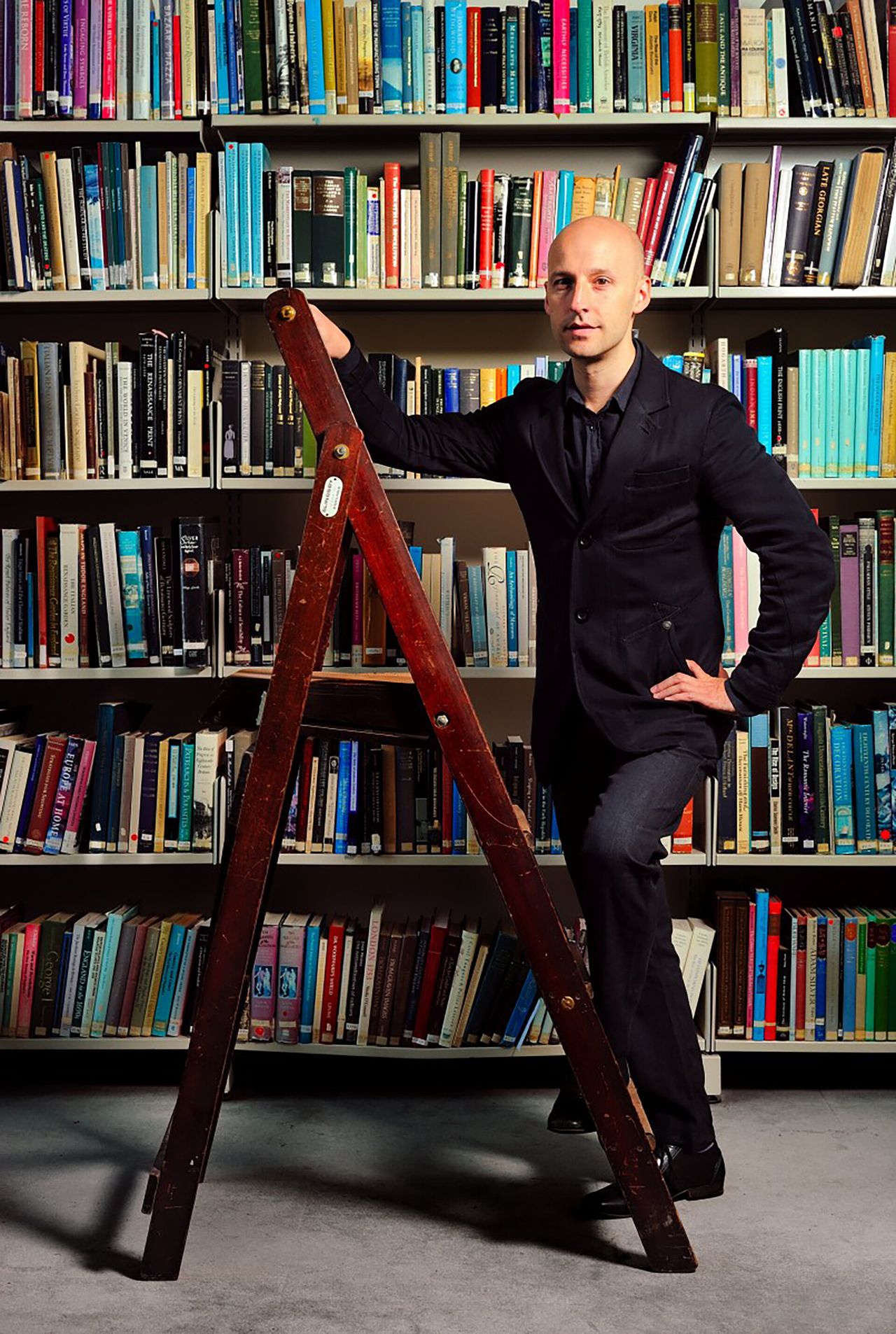 Adamson at the Victoria & Albert Museum in London. (Courtesy Glenn Adamson)