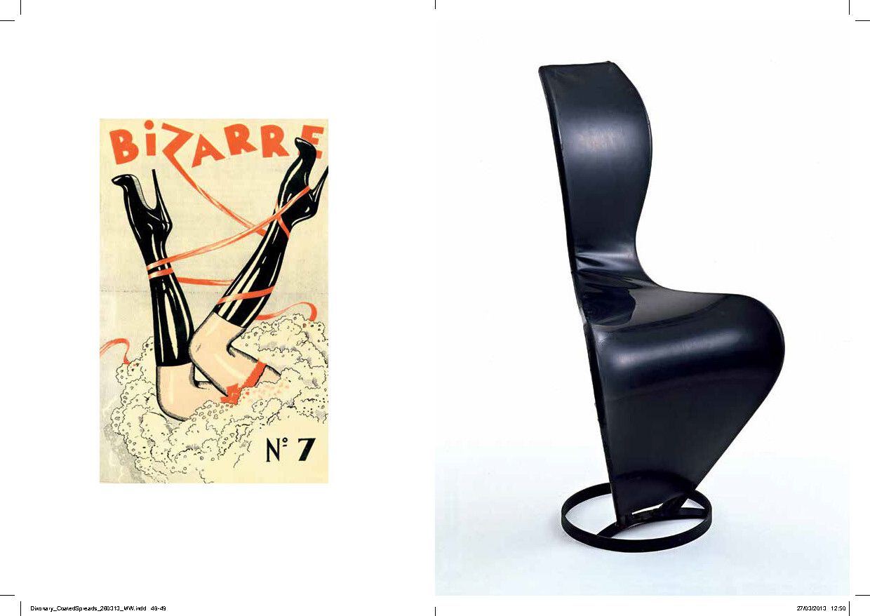 An iteration of the S-Chair, designed by Dixon, as featured in his book Dixonary. (Courtesy Tom Dixon)