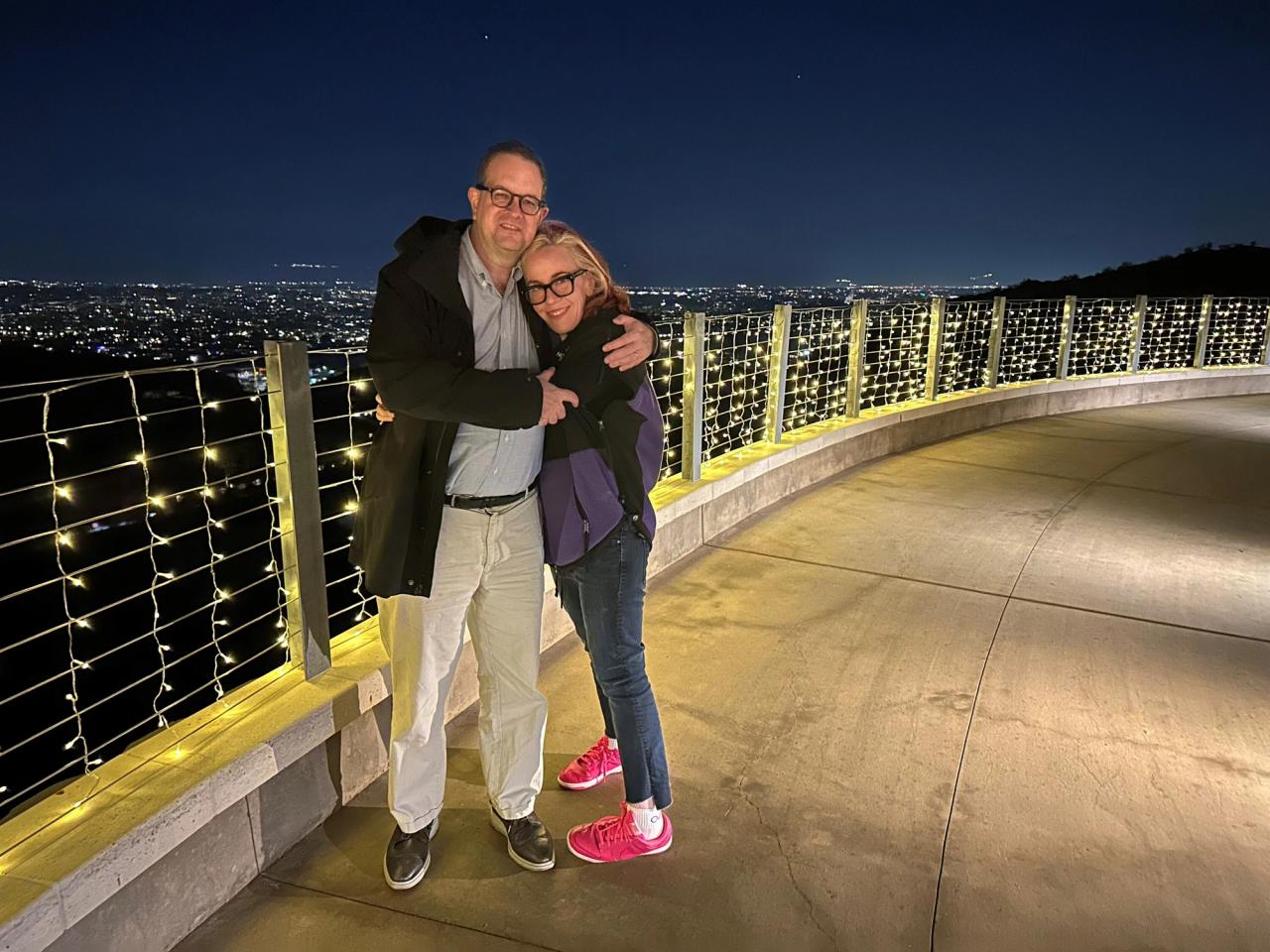 Jong-Fast with her husband, Matthew Greenfield. (Courtesy Molly Jong-Fast)