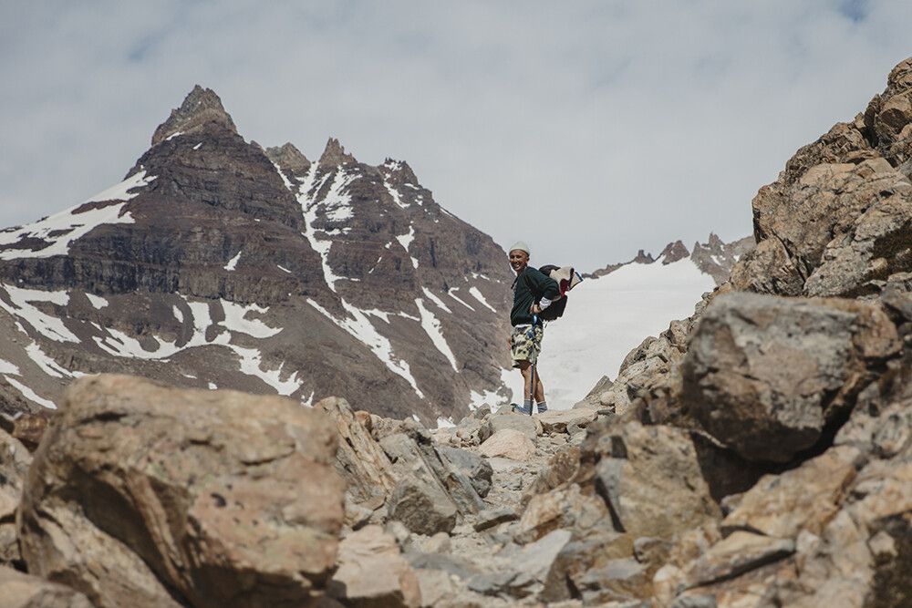 Touhami during his many travels to mountainous regions. (Courtesy Ramdane Touhami)